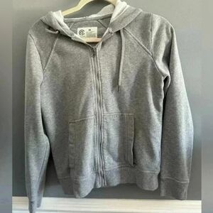 Champion C9 Heather Gray Zip-Up Hoodie